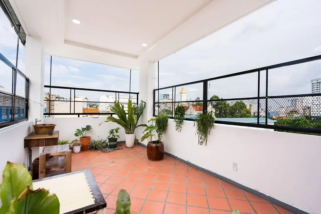 Chilling Rooftop Flat At District 1 Ho Chi Minh City Vietnam